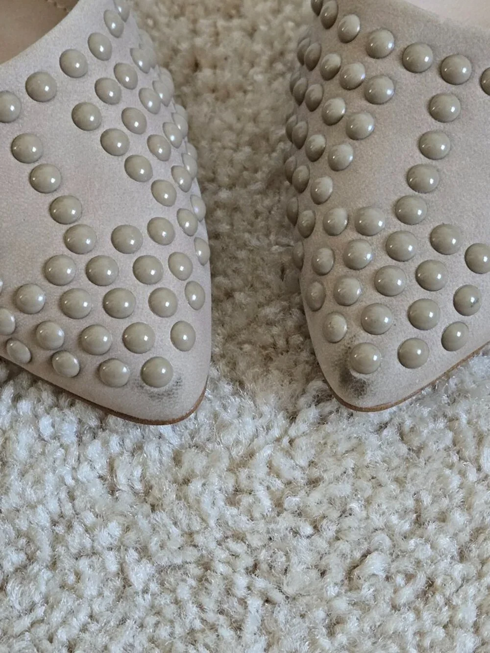 French Connection studded high heel pumps/ Maggie